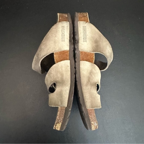 Birkenstock Tan Leather suede buckle size EU 41 Ladies 10 Men 8 Made In Germany - Picture 5 of 9